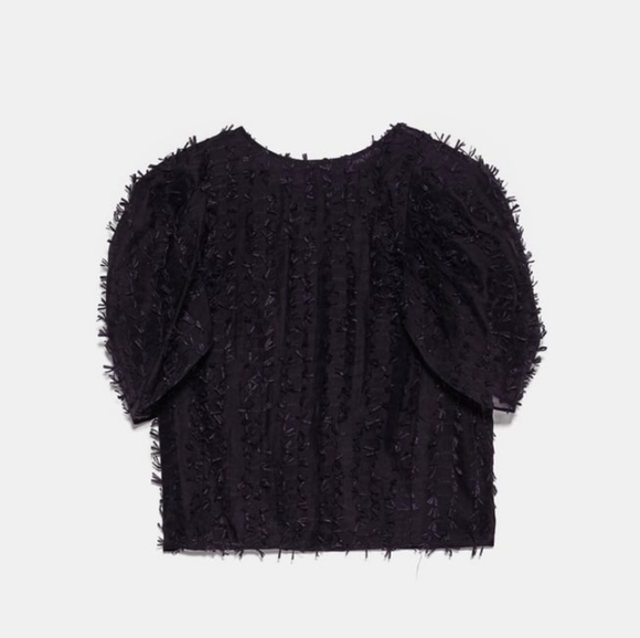 Sold /Zara frenged blouse - Picture 3 of 3